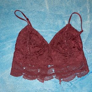 Lace Crop Top | Size M